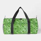 タイルファンシーグリーンガラスの外観 ダッフルバッグ (裏面)