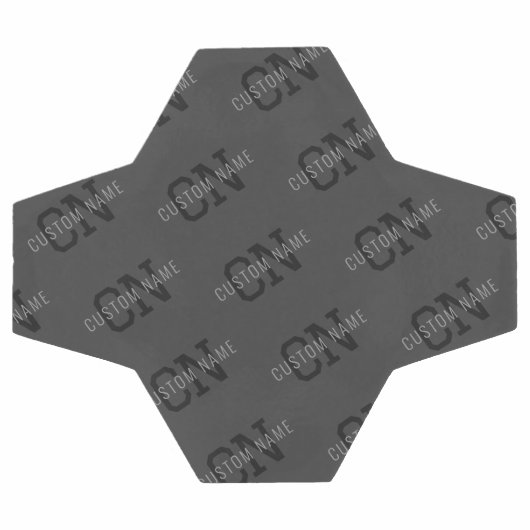 タイルモダンの濃いグモノグラムのレイ名/その他の文字 サッカーボール (フラット)