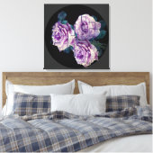 タイルモダンバラ キャンバスプリント (インサイチュ (寝室))