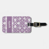 タイルモダンパター連絡ン情報 – 蘭 ラゲッジタグ (正面横)