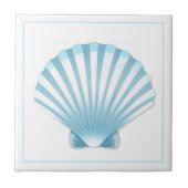 タイル三獣青シェル タイル (正面)