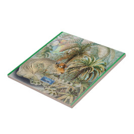 タイル中 – 緑（ジャングル熱） RFPMDesigns ©️ 2024 タイル