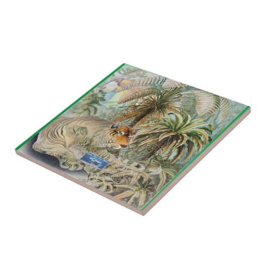 タイル中 – 緑（ジャングル熱） RFPMDesigns ©️ 2024 タイル (側面)