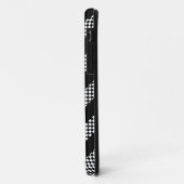 タイル付きの黒い山形 Case-Mate iPhoneケース (裏面/左)