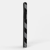タイル付きの黒い山形 Case-Mate iPhoneケース (裏面/右)