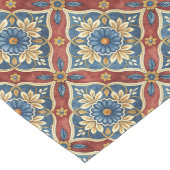 タイル付きアーティザンルックテーブ地中海のルランナー ロングテーブルランナー (コーナー)