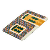 タイル付きリスボンハウス マグネット (左側)