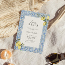 タイル地中海のアマルフィカプリブライダルシャワー