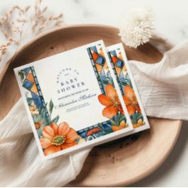 タイル地中海のアマルフィカプリ スタンダードカクテルナプキン