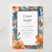 タイル地中海のアマルフィカプリ 招待状 (正面)