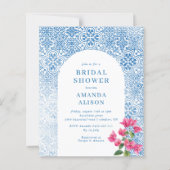 タイル地中海のパターンブライダルシャワー (正面)