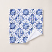 タイル地中海のパターン バスタオルセット (ウォッシュタオル)