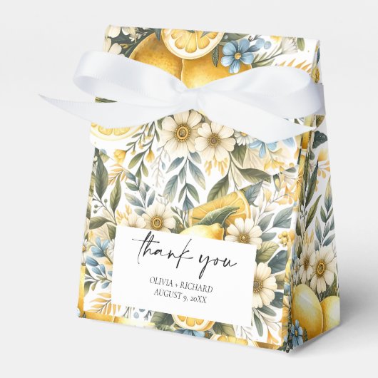 タイル地中海のフラワーイタリアンポジターノレモン フェイバーボックス (正面サイド)