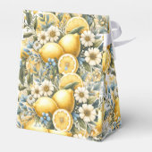 タイル地中海のフラワーイタリアンポジターノレモン フェイバーボックス (裏面サイド)