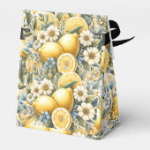 タイル地中海のフラワーイタリアンポジターノレモン フェイバーボックス (裏面サイド)