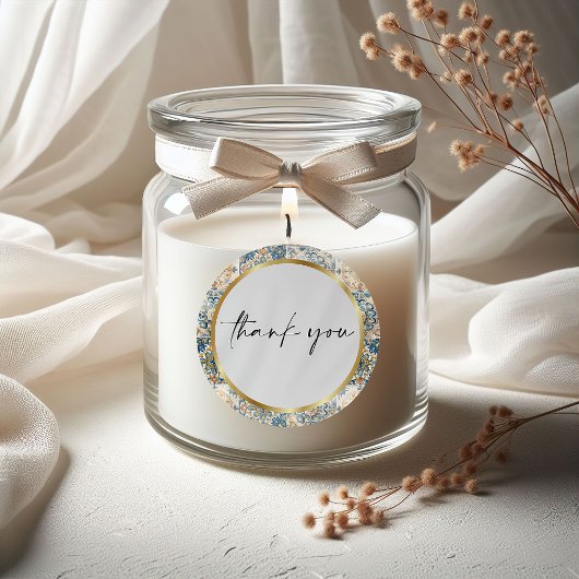 タイル地中海のフラワーイタリアンポジターノレモン ラウンドシール