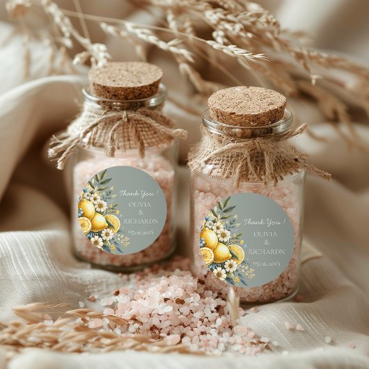 タイル地中海のフラワーイタリアンポジターノレモン ラウンドシール