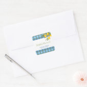 タイル地中海のレモンブライダルシャワー スクエアシール (封筒)