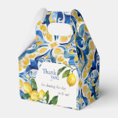 タイル地中海のレモン25誕生日 フェイバーボックス (裏面サイド)