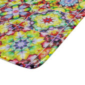 タイル地中海の、アルコールインクタイル、マジョリカ カッティングボード (角)