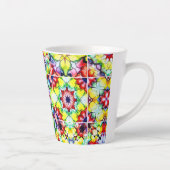 タイル地中海の、アルコールインクタイル、マジョリカ カフェラテマグ (右)