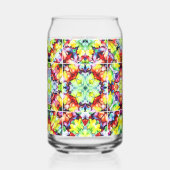 タイル地中海の、アルコールインクタイル、マジョリカ ガラス缶 (左)