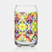 タイル地中海の、アルコールインクタイル、マジョリカ ガラス缶 (裏面)