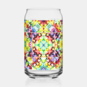 タイル地中海の、アルコールインクタイル、マジョリカ ガラス缶 (左)