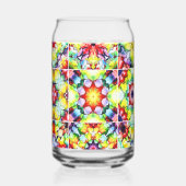 タイル地中海の、アルコールインクタイル、マジョリカ ガラス缶 (左)