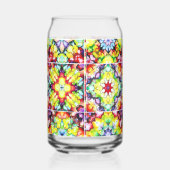 タイル地中海の、アルコールインクタイル、マジョリカ ガラス缶 (右)