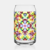 タイル地中海の、アルコールインクタイル、マジョリカ ガラス缶 (左)