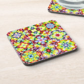 タイル地中海の、アルコールインクタイル、マジョリカ コースター (左側)