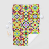 タイル地中海の、アルコールインクタイル、マジョリカ ゴルフタオル (インサイチュ)