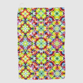 タイル地中海の、アルコールインクタイル、マジョリカ ゴルフタオル (正面)