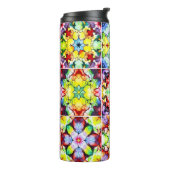 タイル地中海の、アルコールインクタイル、マジョリカ タンブラー (回転左)