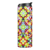 タイル地中海の、アルコールインクタイル、マジョリカ タンブラー (回転左)