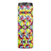 タイル地中海の、アルコールインクタイル、マジョリカ タンブラー (裏面)