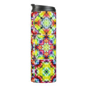 タイル地中海の、アルコールインクタイル、マジョリカ タンブラー (回転右)