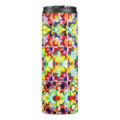 タイル地中海の、アルコールインクタイル、マジョリカ タンブラー (裏面)