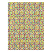 タイル地中海の、アルコールインクタイル、マジョリカ テーブルクロス (正面)