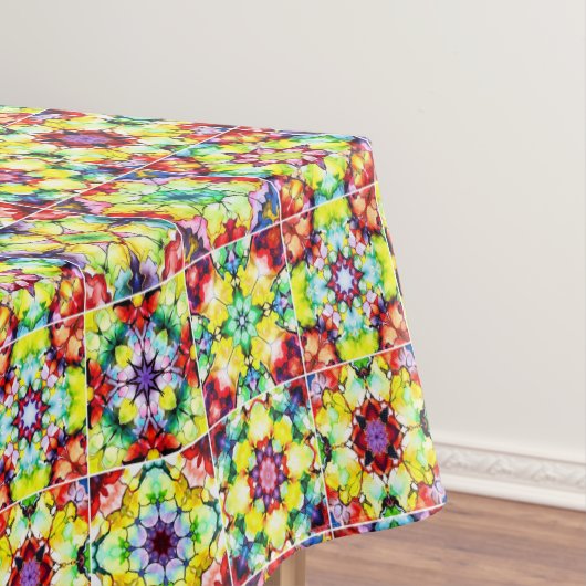 タイル地中海の、アルコールインクタイル、マジョリカ テーブルクロス (インサイチュ)