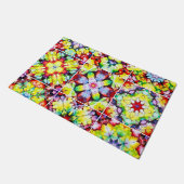 タイル地中海の、アルコールインクタイル、マジョリカ ドアマット (アングル)