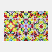 タイル地中海の、アルコールインクタイル、マジョリカ ドアマット (正面)