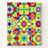 タイル地中海の、アルコールインクタイル、マジョリカ ノートブック (裏面)