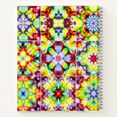 タイル地中海の、アルコールインクタイル、マジョリカ ノートブック (裏面)