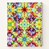 タイル地中海の、アルコールインクタイル、マジョリカ ノートブック (裏面)