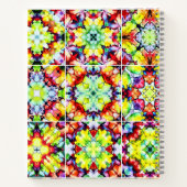 タイル地中海の、アルコールインクタイル、マジョリカ ノートブック (裏面)