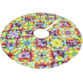 タイル地中海の、アルコールインクタイル、マジョリカ ブラッシュドポリエステルツリースカート (アングル)