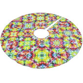 タイル地中海の、アルコールインクタイル、マジョリカ ブラッシュドポリエステルツリースカート (アングル)