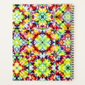 タイル地中海の、アルコールインクタイル、マジョリカ プランナー手帳 (裏面)